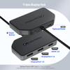 Cable Matters DisplayPort 1.4 MST Hub (1 HDMI 2.0 + 2 DP 1.4), DP Splitter Hub with 2X DisplayPort and 1x HDMI for Windows, NOT Compatible with macOS view 2