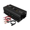 JDOUNFMO Inverter 1500W/2000W 12V 220V Converter 2 USB EU Universal Webasto 12 Volts Inversor12v 220 v Inversores Solar (Color : 1500W EU Black) view 1