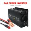 JDOUNFMO Inverter 1500W/2000W 12V 220V Converter 2 USB EU Universal Webasto 12 Volts Inversor12v 220 v Inversores Solar (Color : 1500W EU Black) view 2