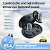 URIZONS Earhook TWS Gaming On Ear Earbuds Wireless Earphones - Low-Latency with Charging case Bluetooth Over Ear Headphones TWS Headset Suitable for Gamers/Runners/Fitters/Sport -Beige view 4