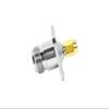 BJDZ 50Ohm 4 Pcs Radio Coaxial Adapter N-Type Female Jack 4 Hole Flange to SMA Male for 4G/5G Antenna System, Signal Transmission, Communication Device. view 2