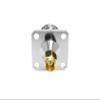 BJDZ 50Ohm 4 Pcs Radio Coaxial Adapter N-Type Female Jack 4 Hole Flange to SMA Male for 4G/5G Antenna System, Signal Transmission, Communication Device. view 4