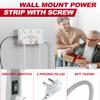 Thank You Gifts for Dad from Daughter Son - Wall Mount Power Strip with Surge Protector - 6 Outlets 3 USB (USB-C 15W), 6ft Braided Cord, On/Off Switch, Workshop & Garage Essentials view 3