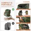Tuxapo Binocular Harness Chest Pack with Rangefinder Pouch Rain Cover Bino Case for Hunting Hiking Shooting view 3