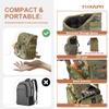 Tuxapo Binocular Harness Chest Pack with Rangefinder Pouch Rain Cover Bino Case for Hunting Hiking Shooting view 4
