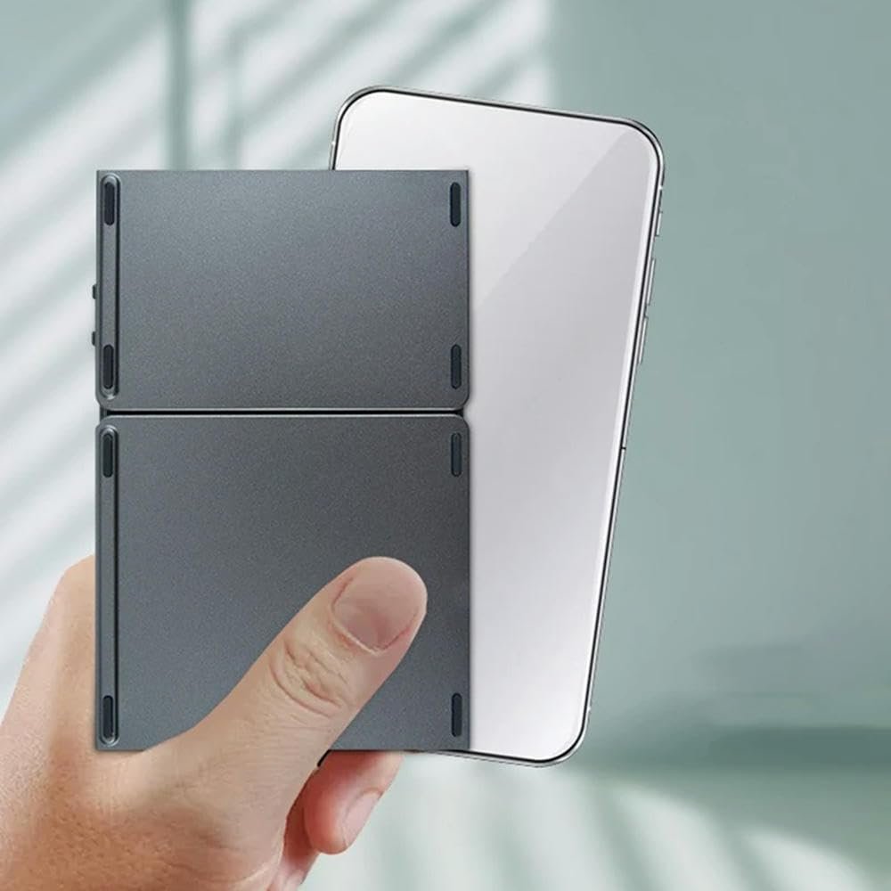 for Portable Mini Three Folding Keyboard Foldable Keypad for Ws Tablet