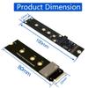for M.2(NGFF) Key M Nvme SSD Extension Cable Ext Pcie3.0 X4 Full Speed 4 Supports Only M.2 Key M Interface SSD view 2