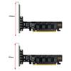 for NGFF PCI-E 16X to 4 Ports U.2 NVME Split Expansion Card SFF-8639/8643 NVME PCIE SSD Adapter for Mainboard SSD view 2