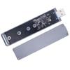 DirectNine Basics for M2 SSD Case NVME Enclosure M.2 to USB Type-A 3.1 SSD Adapter for NVME PCIE M Key SSD Disk Drive Box, 6924023134334 view 1