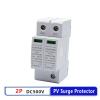 BIK PV Surge Protector 2P 500VDC Arrester Device SPD Household Switch Solar Power System Combiner Box Laser Marking (Color : 2P, Size : 20-40KA) view 2