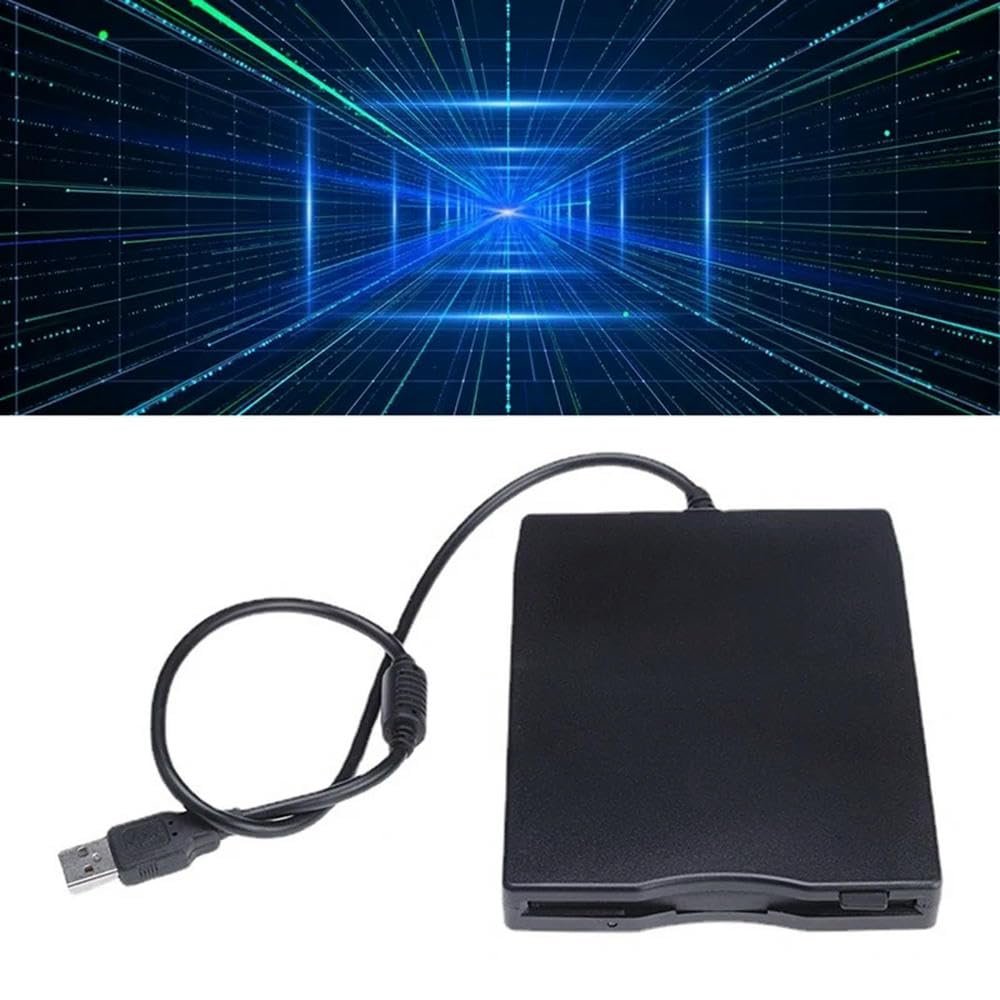 DirectNine Basics for USB External Floppy Drive Mobile Floppy Drive 3.5 Inch 1.44M USB Computer Mobile Floppy Drive Plate, 6924023132453