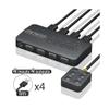 DirectNine Basics for KVM Switch USB Switch Shared Controller Adapter 4 Inputs 4 Outputs for Laptop Computer Printer Keyboard Mouse Monitor, 6924023133214 view 2