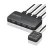 DirectNine Basics for KVM Switch USB Switch Shared Controller Adapter 4 Inputs 4 Outputs for Laptop Computer Printer Keyboard Mouse Monitor, 6924023133214 view 3