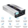 JZRYQJGJ Pure Sinus Wave 12v 24v 48v to AC 220v 230v Inverter 3000W 5000W 6000W 7000W Portable Power Bank Converter Solar Car (Color : EU-5000W-220V-24V) view 4