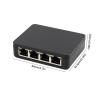 MOUDOAUER 1 in 4 Out Network Splitter, RJ45 Internet Splitter Adapter 1000Mbps High Speed Splitter Connector for Cat 5/5e/6/7/8 Cable view 3