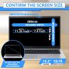 ZOEGAA Magnetic 13.3 Inch Laptop Privacy Screen Filter, for Removable & Reusable 16:10 Widescreen Display Laptop Privacy Screen 13.3 inch and Anti-Spy Anti-Blue Light Anti-Glare Protector view 2