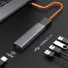 Hubs Laptop Adapter USB Hub Splitter 3.0 Ultifunction 5in1 High Speed Expansion Dock Portable Hub USB for Office USB Hubs view 3