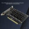 DirectNine Basics for PCIE 4-Port M.2 NVEM SSD Expansion Card Computer Motherboard Solid State Drive Expansion Card, 6924023134112 view 2