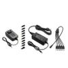 ALITOVE Security Camera Power Supply Adpter 12V 2A + 12V 5A with 8 Way Power Splitter Cable 5.5x2.1mm, 100-240V 50-60Hz AC to DC Converter for Analog AHD CCTV DVR Surveillance System view 1