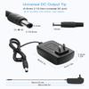 ALITOVE Security Camera Power Supply Adpter 12V 2A + 12V 5A with 8 Way Power Splitter Cable 5.5x2.1mm, 100-240V 50-60Hz AC to DC Converter for Analog AHD CCTV DVR Surveillance System view 2