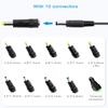 ALITOVE Security Camera Power Supply Adpter 12V 2A + 12V 5A with 8 Way Power Splitter Cable 5.5x2.1mm, 100-240V 50-60Hz AC to DC Converter for Analog AHD CCTV DVR Surveillance System view 3