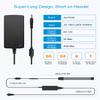 ALITOVE Security Camera Power Supply Adpter 12V 2A + 12V 5A with 8 Way Power Splitter Cable 5.5x2.1mm, 100-240V 50-60Hz AC to DC Converter for Analog AHD CCTV DVR Surveillance System view 4