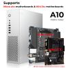 mATX (Mini ITX) PC Case,Micro ATX PC Case,Mini Tower Small Form Factor,0.8mm Thickness SPCC Material,Suitable for MicroATX(244mm x 244mm)/Mini ITX(170 * 170mm) Motherboards view 2