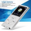64G Lossless Sound MP3 Player, Portable Music Player with LCD Screen, Supports Memory Card for Premium Material (Silver) view 2