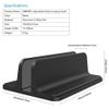 DirectNine Basics for Vertical Laptop Stand Holder Adjustable Laptop Holder Desktop Stand with Adjustable Size (Up to 17.3 Inches), 6924023134099 view 2