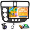 2G+64G Car Radio for Honda Civic 2001-2005 Android Car Stereo, Rimoody 9 Inch Touchscreen Support GPS Navigation WiFi Mirror Link FM/RDS EQ SWC Rear View Camera Microphone Carplay Android Auto view 1