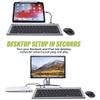 Hubs 11-in-1 Multi USB C Docking Station with Keyboard 100W PD, 4K, VGA, Ethernet, Card Reader, USB 3.0, Aux USB C HUB USB Hubs view 2