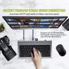 Hubs 11-in-1 Multi USB C Docking Station with Keyboard 100W PD, 4K, VGA, Ethernet, Card Reader, USB 3.0, Aux USB C HUB USB Hubs view 4