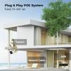 8CH 5MP Security Camera System + 4MP Indoor WiFi Security Camera view 2