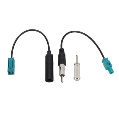 Radio Antenna Adapter Cable, Universal Car Antenna Splitter, Antenna Plug Converter for Stereo HD CD Media Player