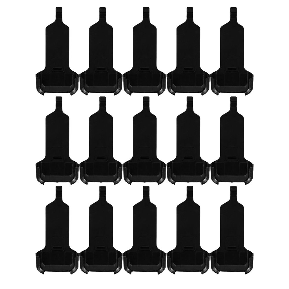 15 Pack Walkie Talkie KD-C1 Clip for RT-22 Mini Two Way Radio Belt Clip White RT-10 Replacement LT-316 TD-M8 AP-100 ZS-B1 NK-U1 Accessories