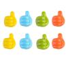 Silicone Thumb Wall Hooks, Fun Cord Holders, Cord Organizer for Desk Wall Car Nightstand, Wire Holders, Phone USB Charger Cable Management, Key Hanger, 8Pcs Cable Clips view 1