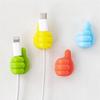 Silicone Thumb Wall Hooks, Fun Cord Holders, Cord Organizer for Desk Wall Car Nightstand, Wire Holders, Phone USB Charger Cable Management, Key Hanger, 8Pcs Cable Clips view 3