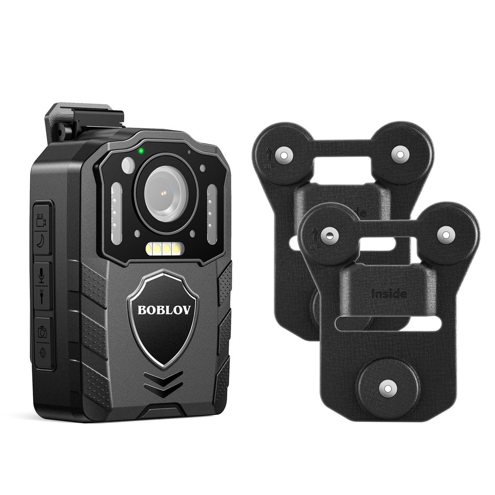 BOBLOV Bundle Deal, KJ25 256GB Body Camera and A Pair of 6 Magnet Clip