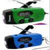 5000mAh Green + Blue Weather Emergency Radio, Portable Solar AM/FM/NOAA Hand Crank Radio, Cell Phone Charger with SOS, 1W LED Flashlight, Headphone Jack, Power Bank for Emergency Preparedness view 1