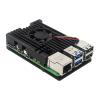 GRABLOOM Alloy Protective Case for RPI5 Board Enclosure with Optional Cooling Fan Enhanced Cooling Radiator Simple Installation Easy to Bring view 1