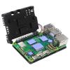 GRABLOOM Alloy Protective Case for RPI5 Board Enclosure with Optional Cooling Fan Enhanced Cooling Radiator Simple Installation Easy to Bring view 2
