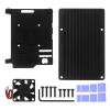 GRABLOOM Alloy Protective Case for RPI5 Board Enclosure with Optional Cooling Fan Enhanced Cooling Radiator Simple Installation Easy to Bring view 4