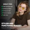 SIPHEW Blue Light Blocking Fit Over Glasses for Women, Fashion Computer Gaming Phone TV Glasses Anti Eyestrain, Sleep Better view 2