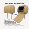 Tihebeyan 2pcs Universal Car Headrest Player, 7in HD Car Headrest LCD Video Player Wireless Control MP5 Display Brown for Car Accessory, Tihebeyanu859oy2r0g view 4