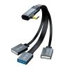 GRABLOOM Convenient to USB Hub Converter Improve Connectivity with Additional USB Ports USB2.0 480Mbps USB3.0 5Gbps Docking Station view 3
