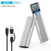 GRABLOOM M.2 NVME Enclosure USB3.1 10Gbps NVMe SSD Case NVMe to USB Adapter Toolless Installation NVMe SSD Enclosure view 2