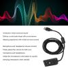 USB to 3.5mm Jack Audio Sound Card Adapter for for Cloud II, USB to Aux 3.5mm External Audio Converter with LED Indicator, Volume Control, for, for Series view 3