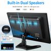 Haiway 14 Inch Security Monitor, 1366x768 Resolution Small PC Monitor Built-in Speakers with HDMI/VGA/BNC/AV Ports, Home Office Mini hdmi Monitors for Laptop, CCTV Camera, Gaming with Remote Control view 4