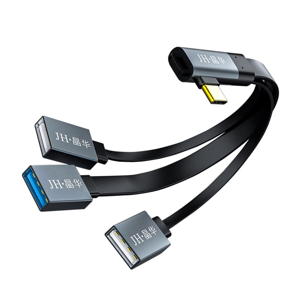 GRABLOOM Convenient to USB Hub Converter Improve Connectivity with Additional USB Ports USB2.0 480Mbps USB3.0 5Gbps Docking Station
