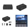 GRABLOOM 4 Port KVM Switcher 4K USB Switcher KVM 4 in 1 Out 4K 60HZ Distributor Splitter for Keyboard Laptop Accessories Keyboard and USB Switcher view 2